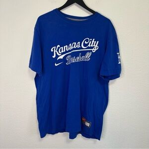 Men’s Nike Kansas City Royals T-Shirt Blue XL Regular Fit